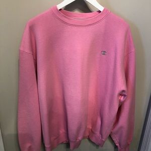 Champion Eco Authentic Pink Crew Neck Sweatshirt